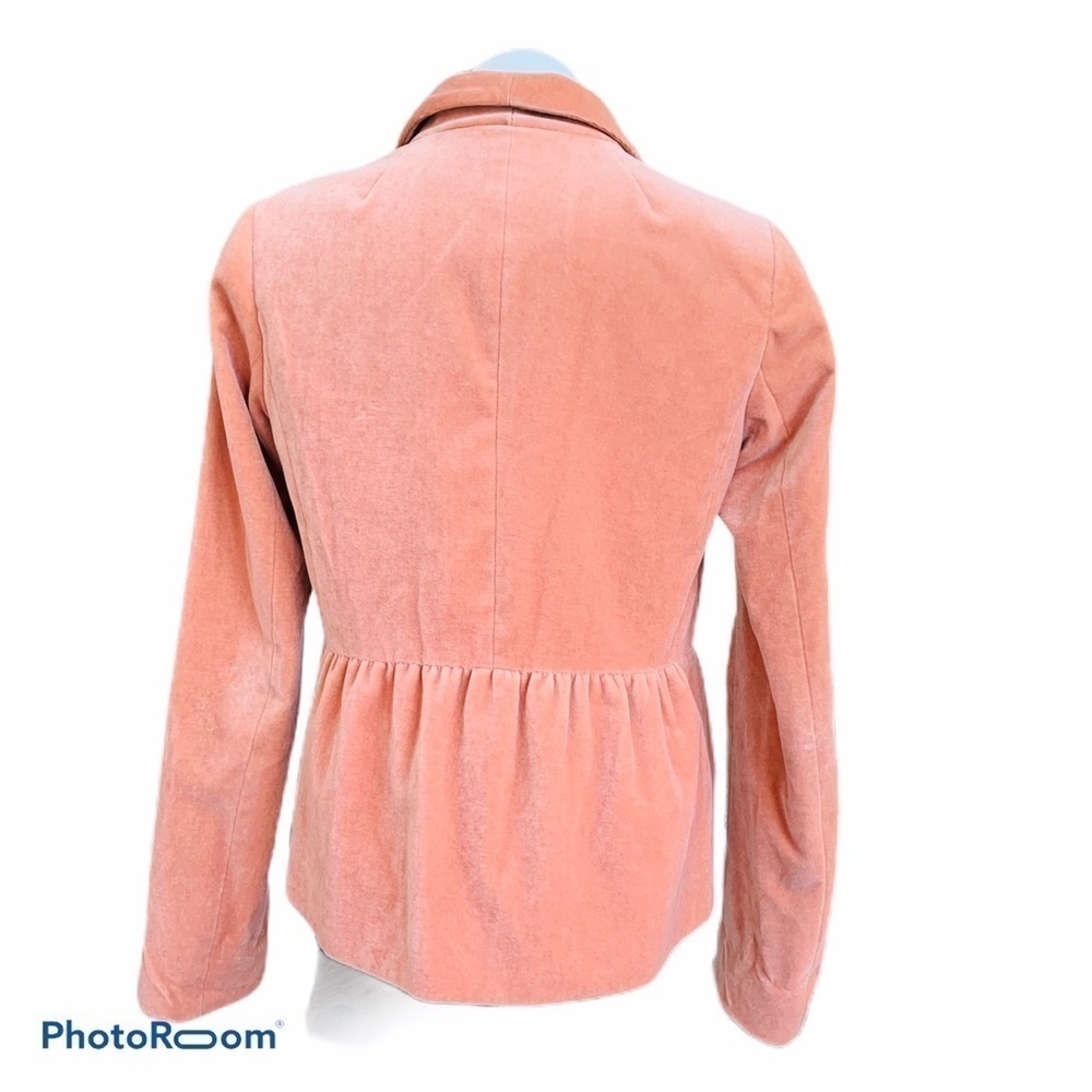 J.CREW Sienna Velvet Peplum Blazer - Picture 3 of 7